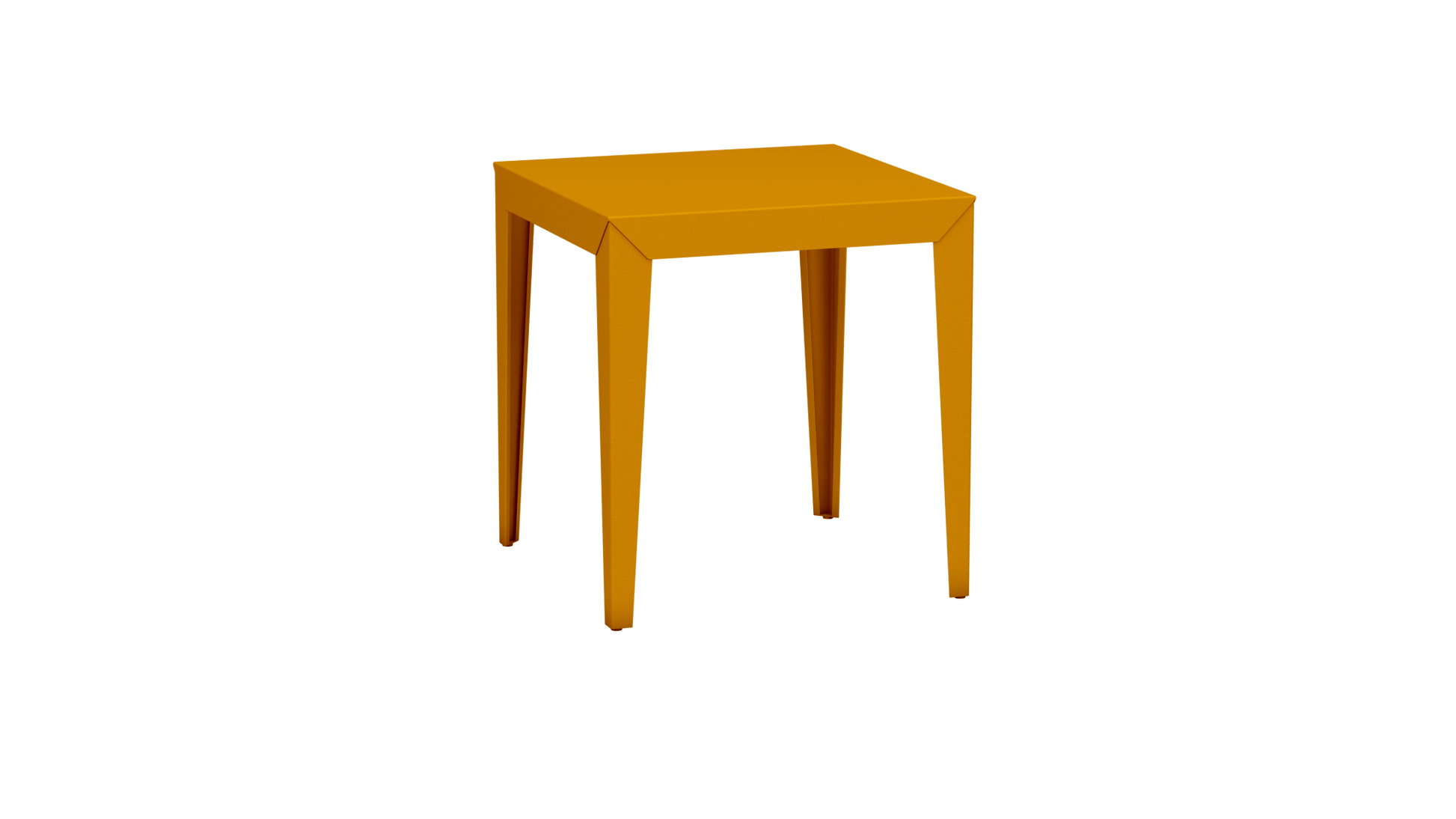 Table carrée en aluminium 70cm Zef - MATIERE GRISE - La Maison MilanaiseSafran 131Fuselés