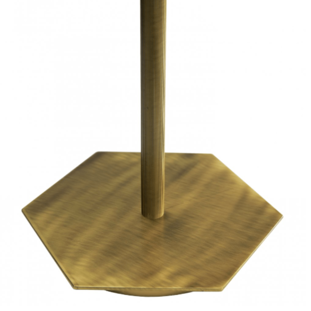 Table d'appoint hexagonale en marbre et laiton Ted - MARIONI - La Maison Milanaise02831AMTSICBlanc