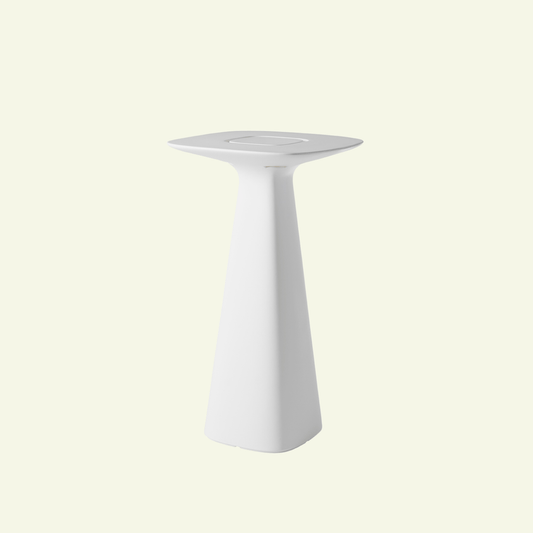 Table haute Amélie Up – Conique - SLIDE - La Maison MilanaiseAMELIEUP1Blanc