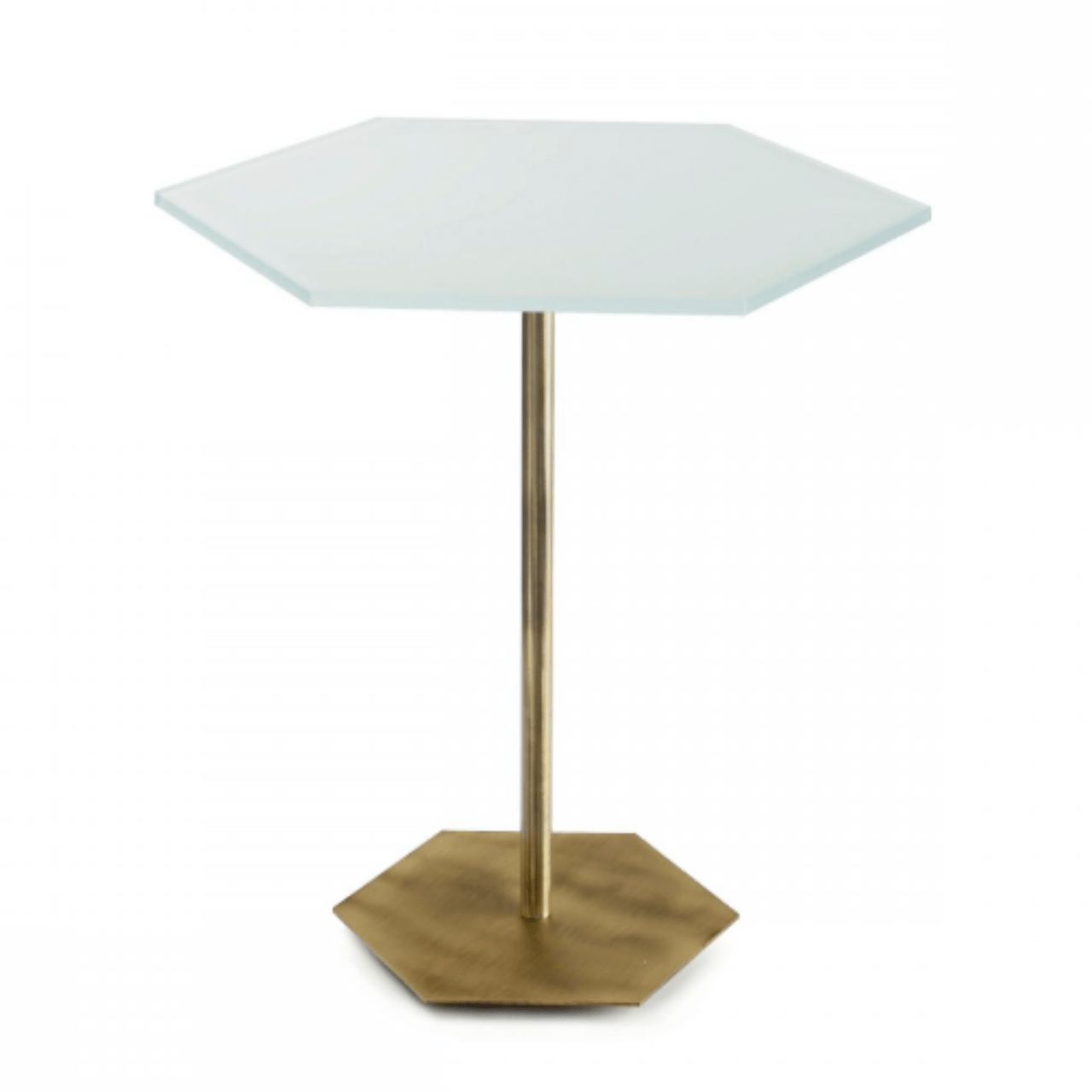 Table hexagonale noire en laiton Ted - MARIONI - La Maison Milanaise02832ctsvn - 1Noir
