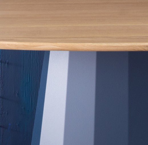 Table ovale en bois et pied conique en métal Ankara - MATIERE GRISE - La Maison MilanaiseANKARABOISOVALE73Brut Vernis fumé 241200cmx100cmxH75.6cm