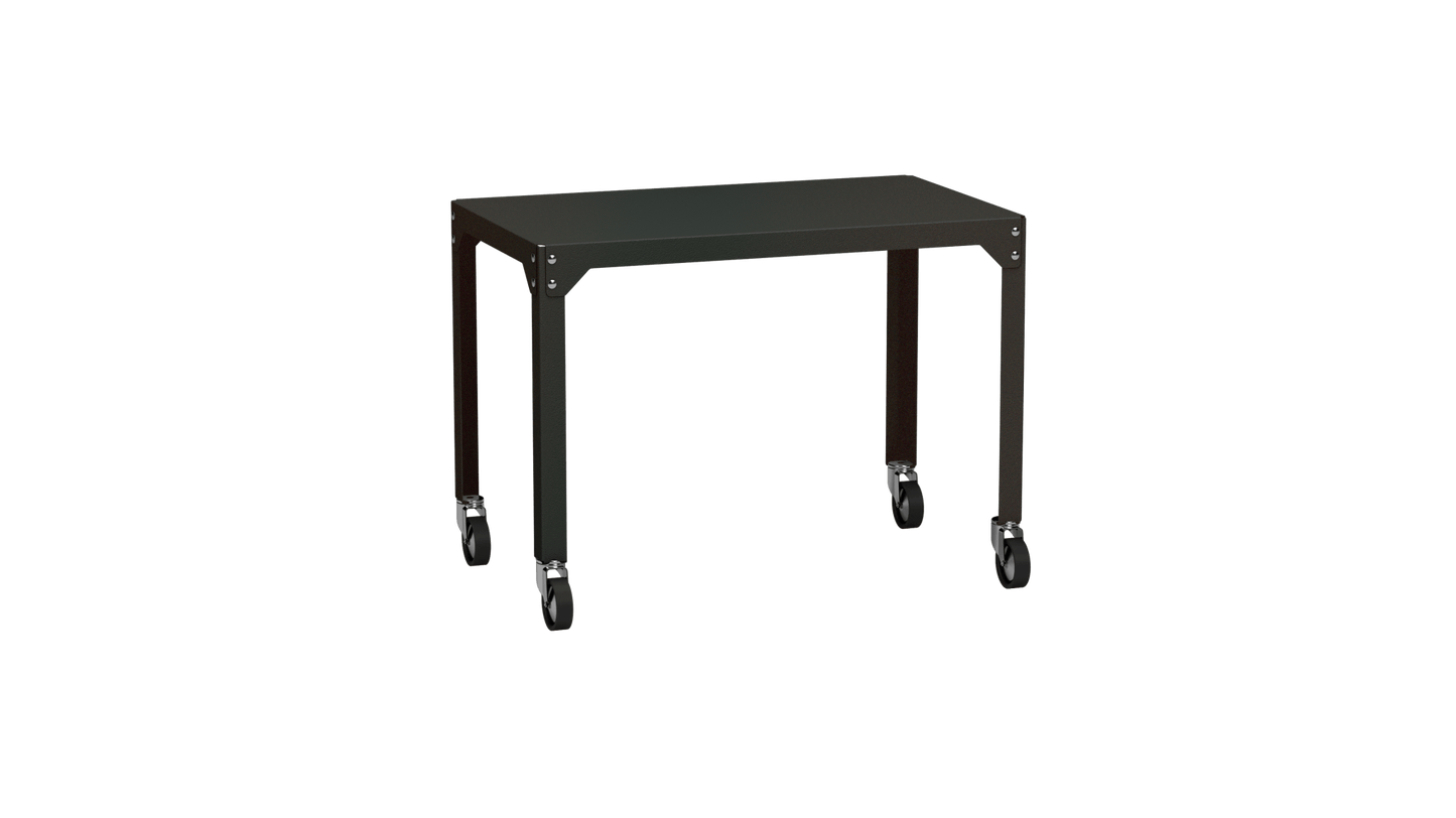 Table rectangulaire en acier galvanisé 100x60cm Hegoa - MATIERE GRISE - La Maison MilanaiseTABLERECTANGLE100HEGOAWinners 223Avec roulettes