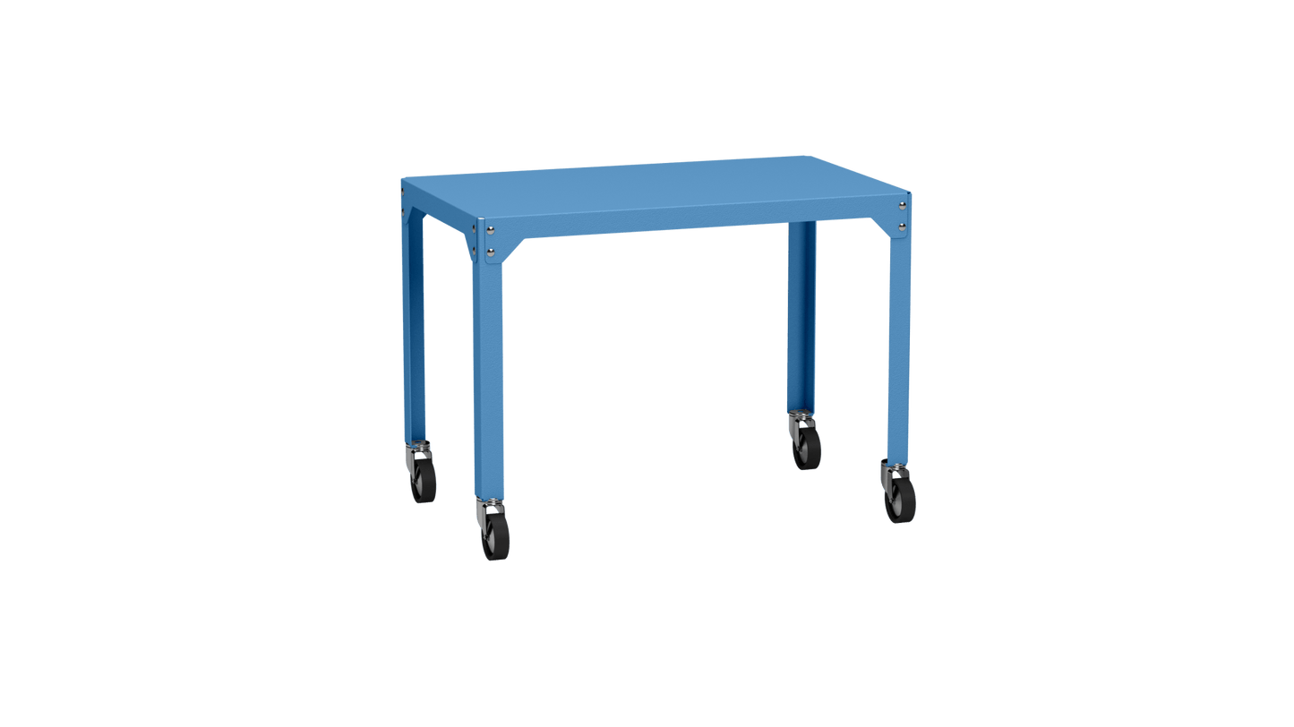 Table rectangulaire en acier galvanisé 100x60cm Hegoa - MATIERE GRISE - La Maison MilanaiseTABLERECTANGLE100HEGOAAzur 111Avec roulettes
