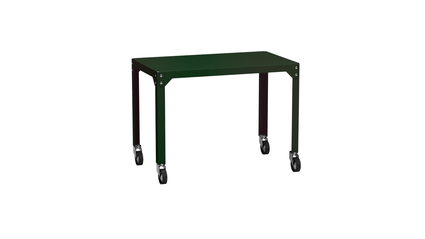 Table rectangulaire en acier galvanisé 100x60cm Hegoa - MATIERE GRISE - La Maison MilanaiseTABLERECTANGLE100HEGOAJekyll 123Avec roulettes