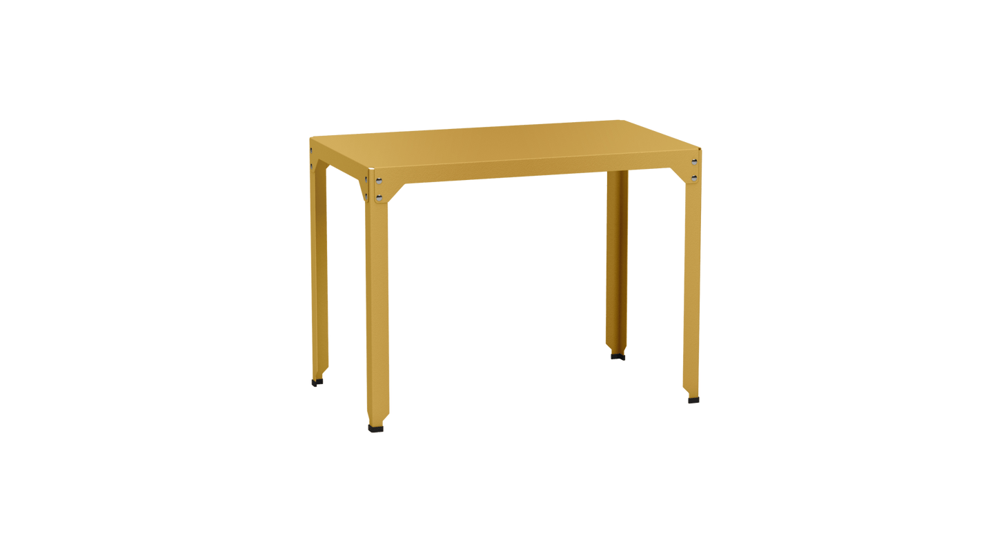 Table rectangulaire en acier galvanisé 100x60cm Hegoa - MATIERE GRISE - La Maison MilanaiseTABLERECTANGLE100HEGOALaiton 230Sans roulettes