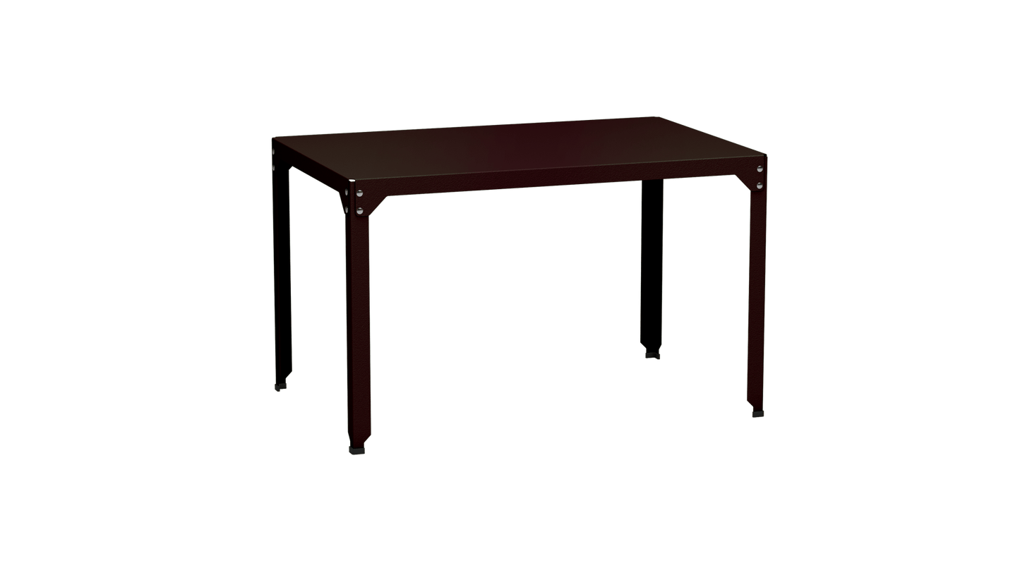 Table rectangulaire en acier galvanisé 121x79cm Hegoa - MATIERE GRISE - La Maison MilanaiseTABLERECTANGLE121HEGOAViolet de Mars 171Sans roulettes