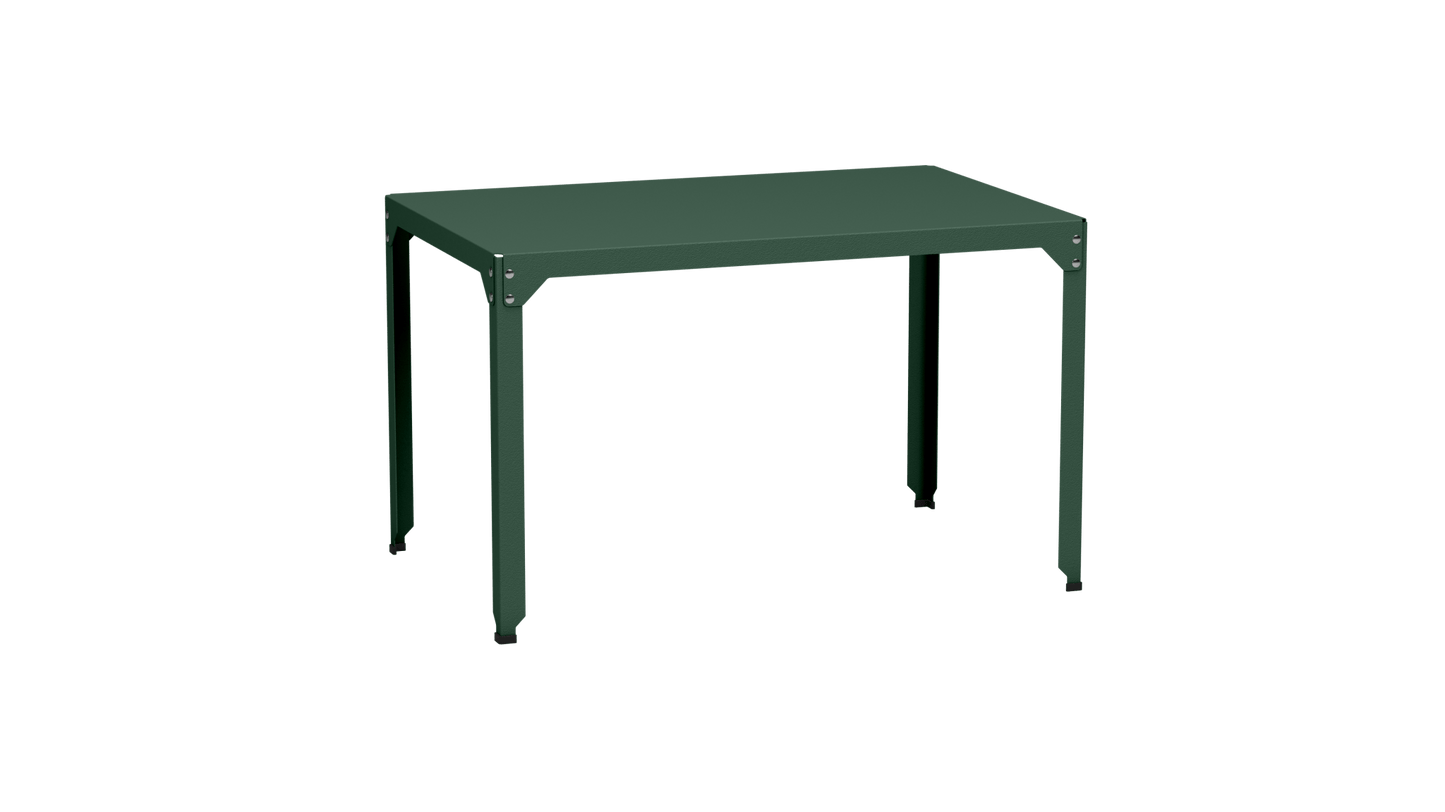 Table rectangulaire en acier galvanisé 121x79cm Hegoa - MATIERE GRISE - La Maison MilanaiseTABLERECTANGLE121HEGOAOlive 121Sans roulettes