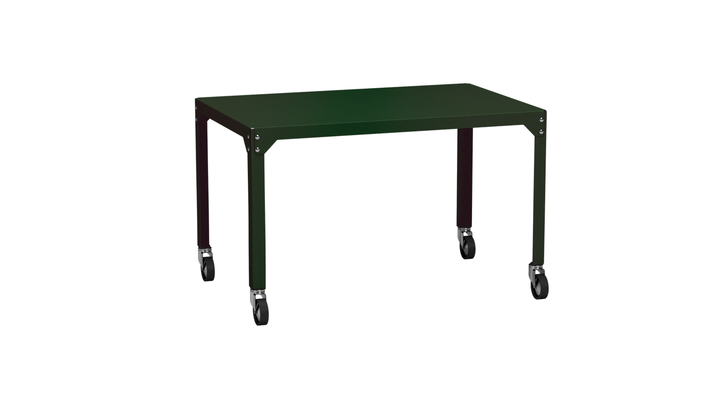 Table rectangulaire en acier galvanisé 121x79cm Hegoa - MATIERE GRISE - La Maison MilanaiseTABLERECTANGLE121HEGOAJekyll 123Avec roulettes