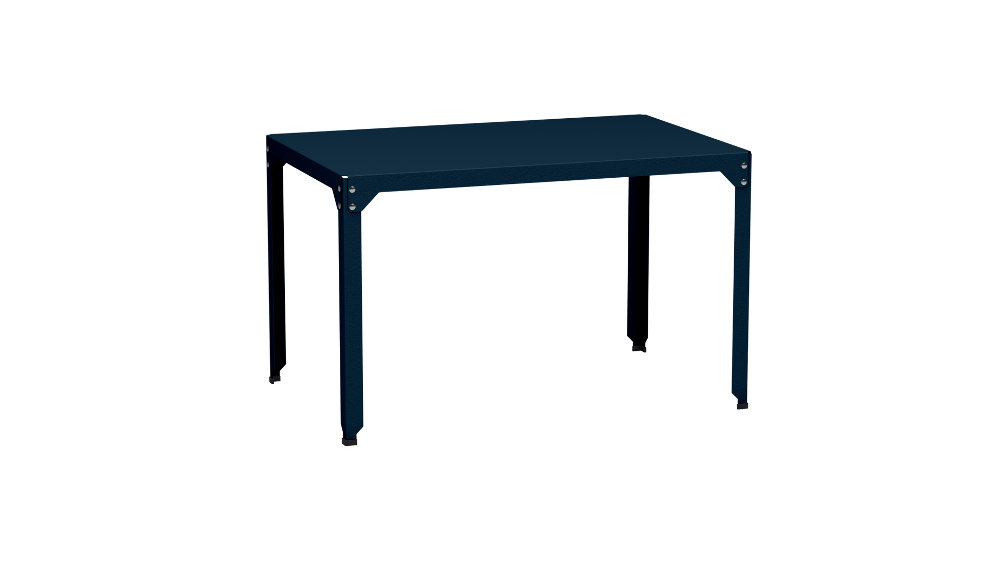 Table rectangulaire en acier galvanisé 121x79cm Hegoa - MATIERE GRISE - La Maison MilanaiseTABLERECTANGLE121HEGOADenim 007Sans roulettes