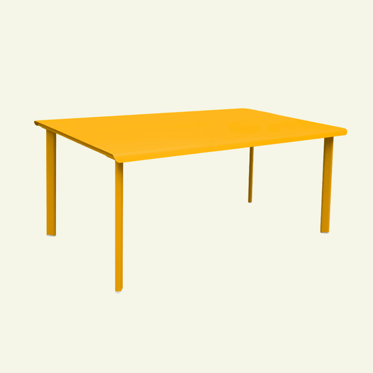 Table rectangulaire en aluminium Design et fabrication française - ALLURE D'AZUR - La Maison Milanaise582001LAGUNELagune4 Personnes : 140x80xH73cm