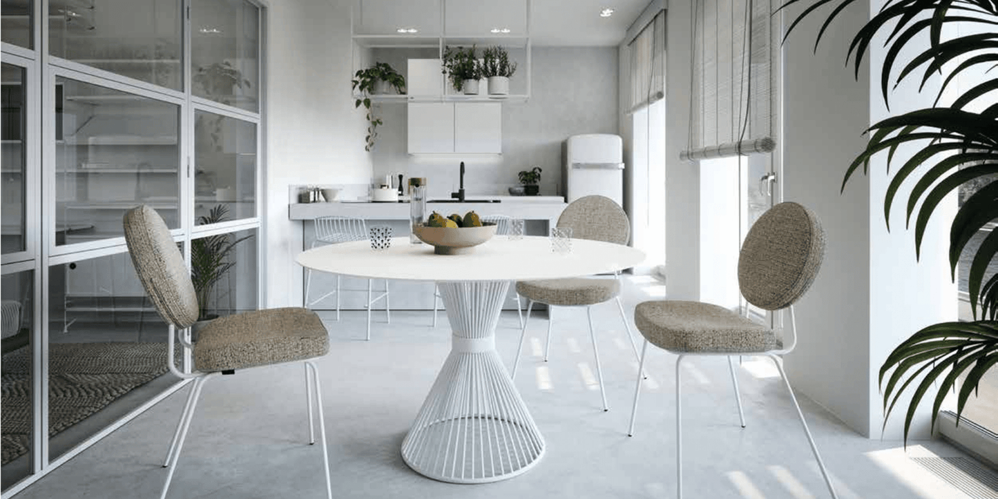 Table ronde BAOBAB extérieure – Design italien & couleurs audacieuses – IMPERIAL LINE - La Maison MilanaiseBAOBABEXT4NoirØ120cm