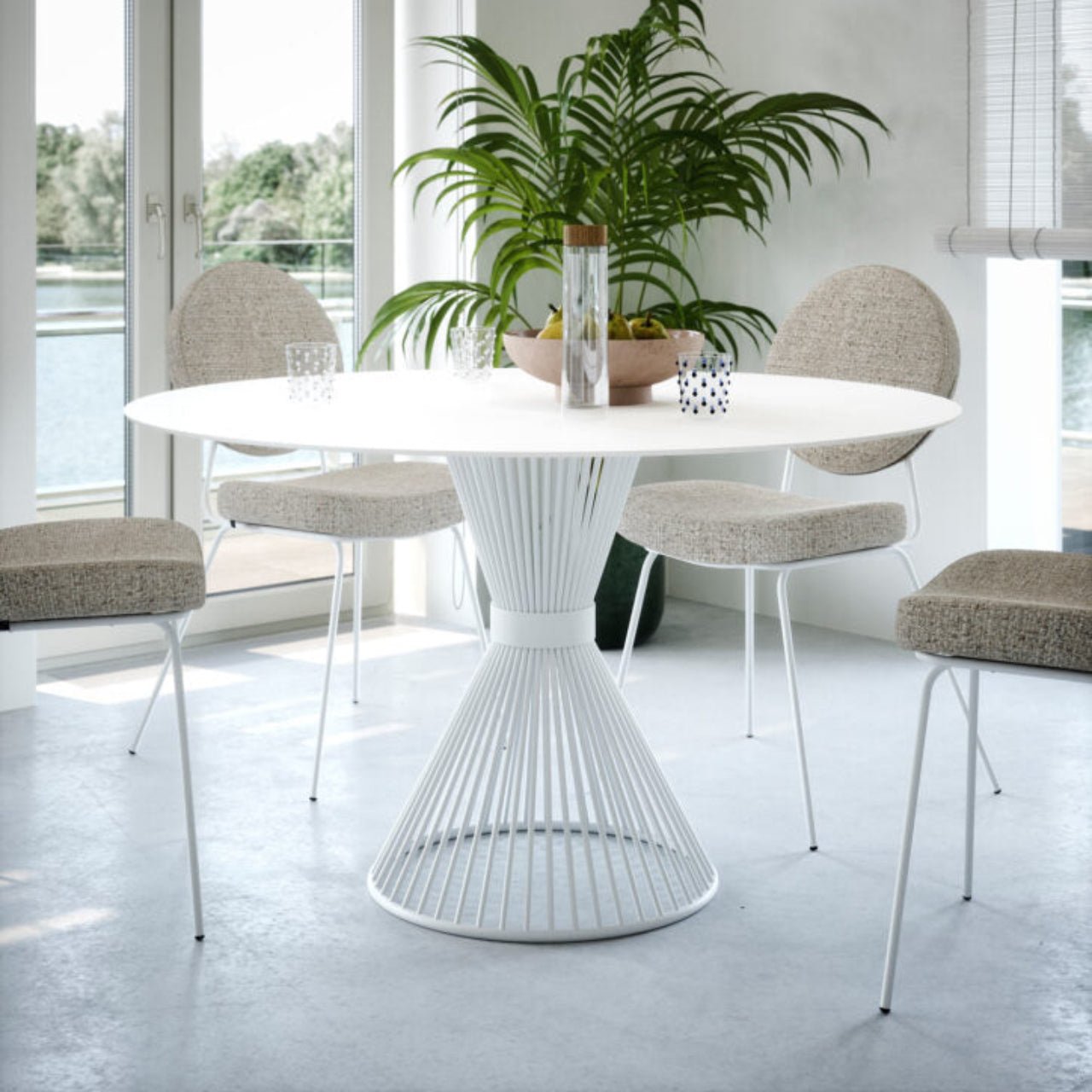 Table ronde BAOBAB extérieure – Design italien & couleurs audacieuses – IMPERIAL LINE - La Maison MilanaiseBAOBABEXT4NoirØ120cm