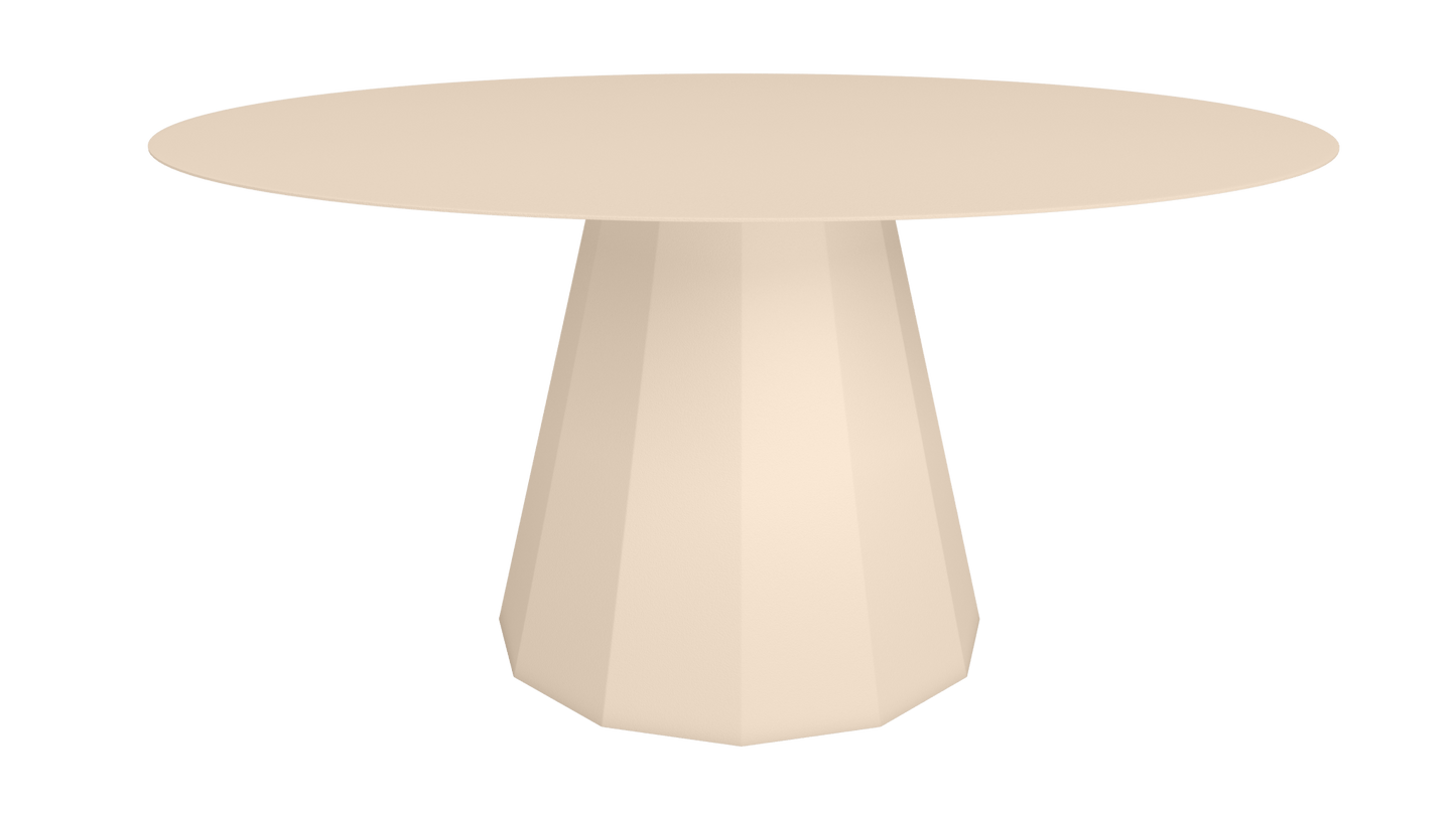 Table ronde en aluminium Ø150m Ankara - MATIERE GRISE - La Maison MilanaiseTABLERONDEANKARAMETALEggshell 161