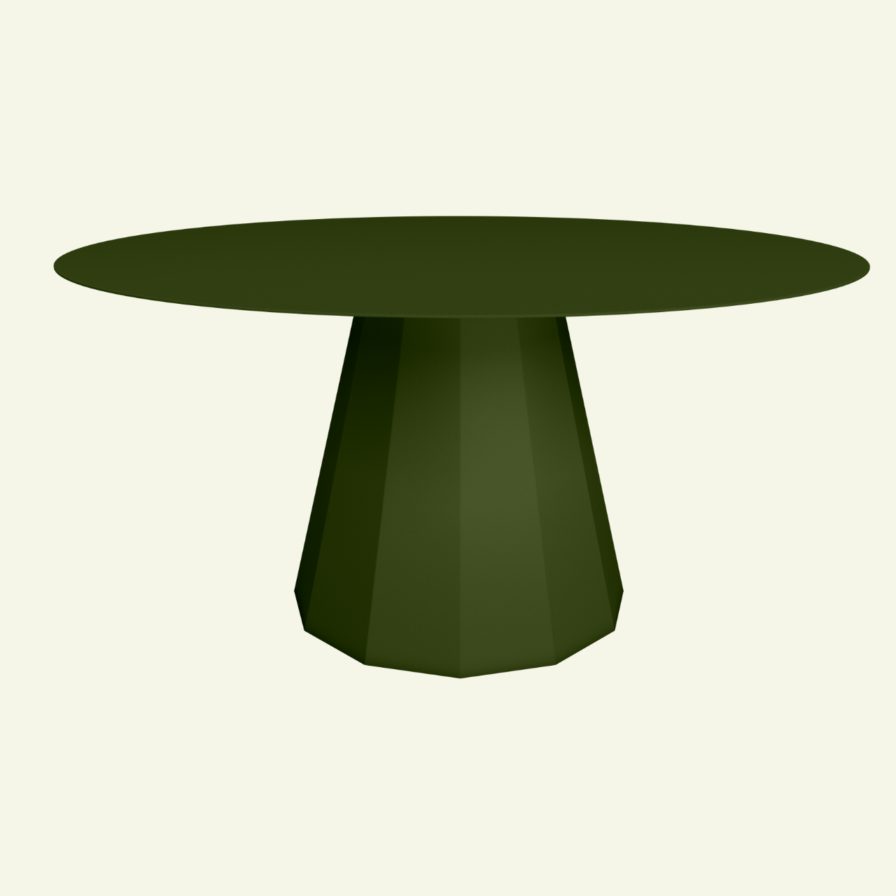 Table ronde en aluminium Ø150m Ankara - MATIERE GRISE - La Maison MilanaiseTABLERONDEANKARAMETALEggshell 161