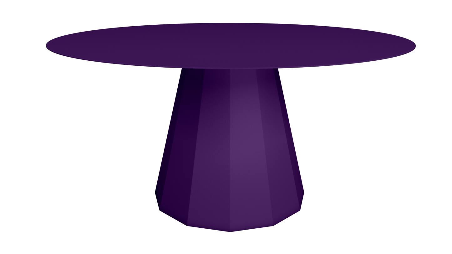 Table ronde en aluminium Ø150m Ankara - MATIERE GRISE - La Maison MilanaiseTABLERONDEANKARAMETALUltra Violet 172