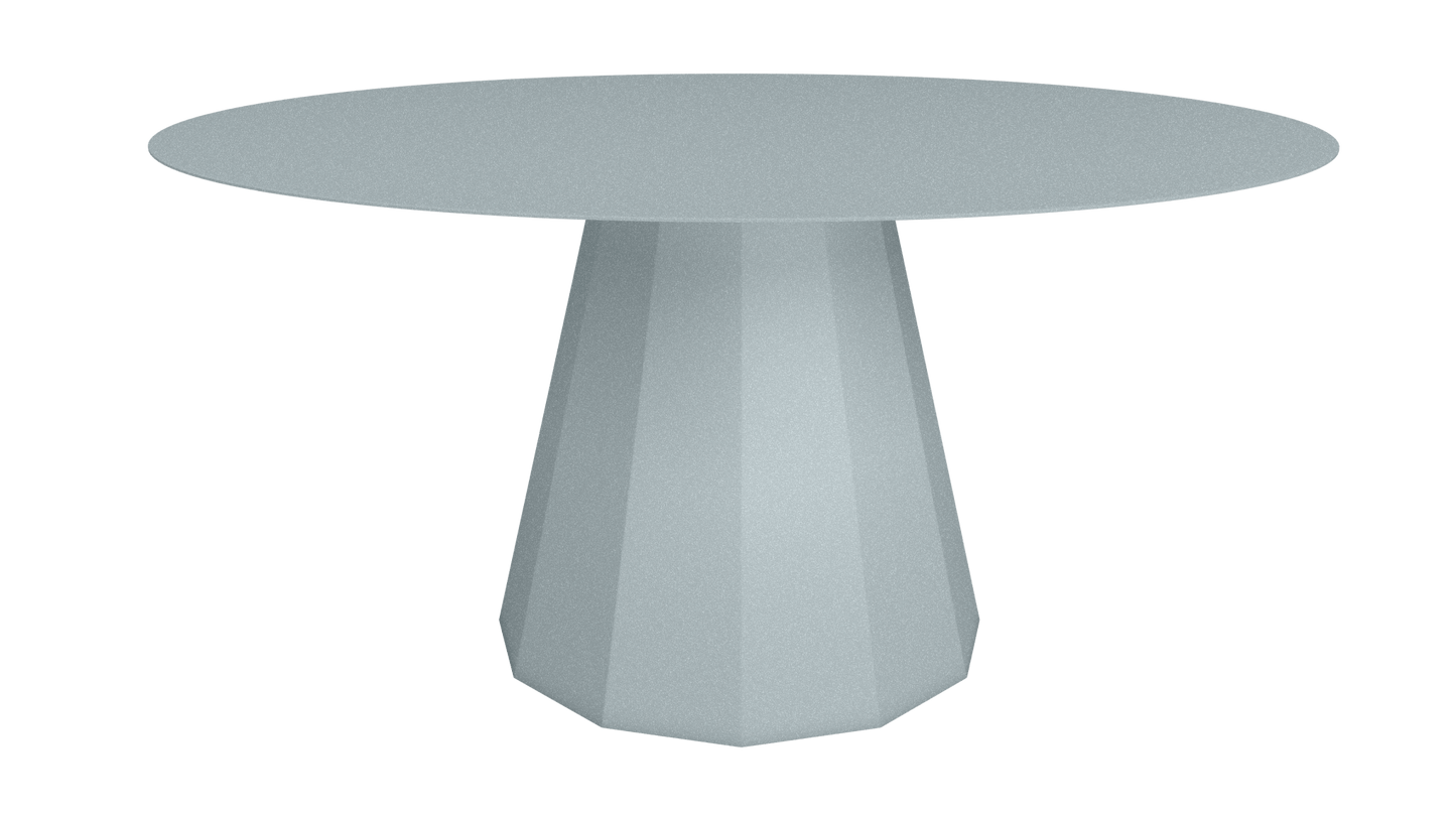 Table ronde en aluminium Ø150m Ankara - MATIERE GRISE - La Maison MilanaiseTABLERONDEANKARAMETALNuage 002