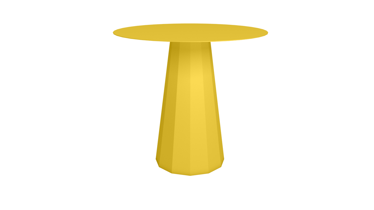 Table ronde en aluminium Ø80cm ou Ø120cm Ankara - MATIERE GRISE - La Maison MilanaiseTABLERONDEANKARAMETALPoussin 014Ø80cm