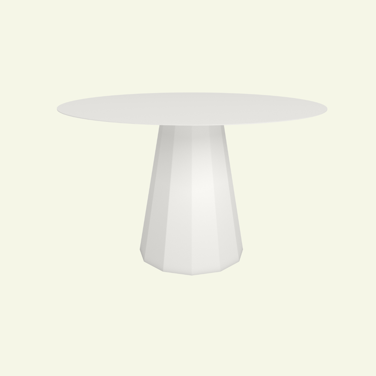 Table ronde en aluminium Ø80cm ou Ø120cm Ankara - MATIERE GRISE - La Maison MilanaiseTABLERONDEANKARAMETALEggshell 161Ø80cm