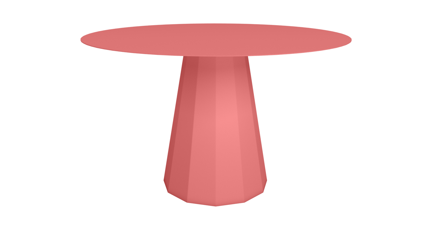Table ronde en aluminium Ø80cm ou Ø120cm Ankara - MATIERE GRISE - La Maison MilanaiseTABLERONDEANKARAMETALPink Lady 163Ø120cm
