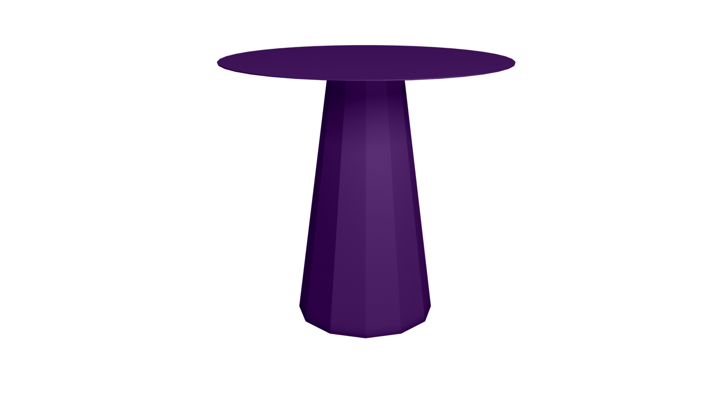 Table ronde en aluminium Ø80cm ou Ø120cm Ankara - MATIERE GRISE - La Maison MilanaiseTABLERONDEANKARAMETALUltra Violet 172Ø80cm