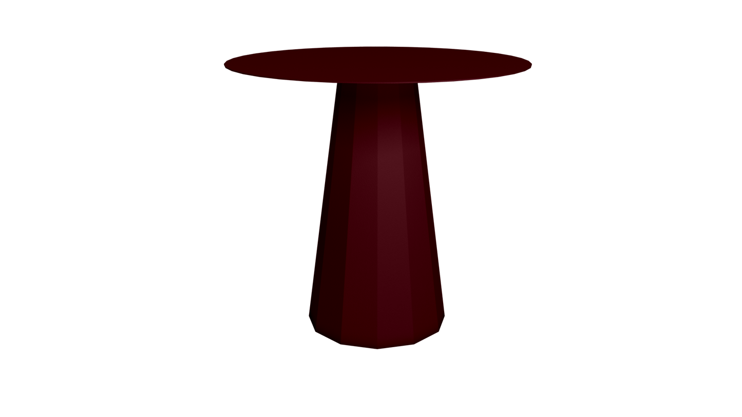 Table ronde en aluminium Ø80cm ou Ø120cm Ankara - MATIERE GRISE - La Maison MilanaiseTABLERONDEANKARAMETALBourgogne 153Ø80cm