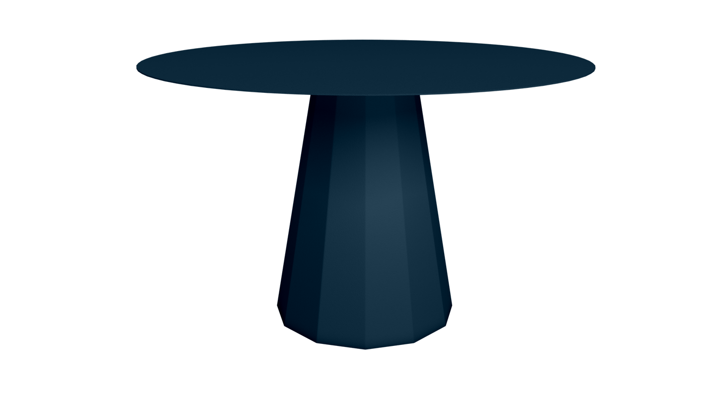 Table ronde en aluminium Ø80cm ou Ø120cm Ankara - MATIERE GRISE - La Maison MilanaiseTABLERONDEANKARAMETALDenim 007Ø120cm