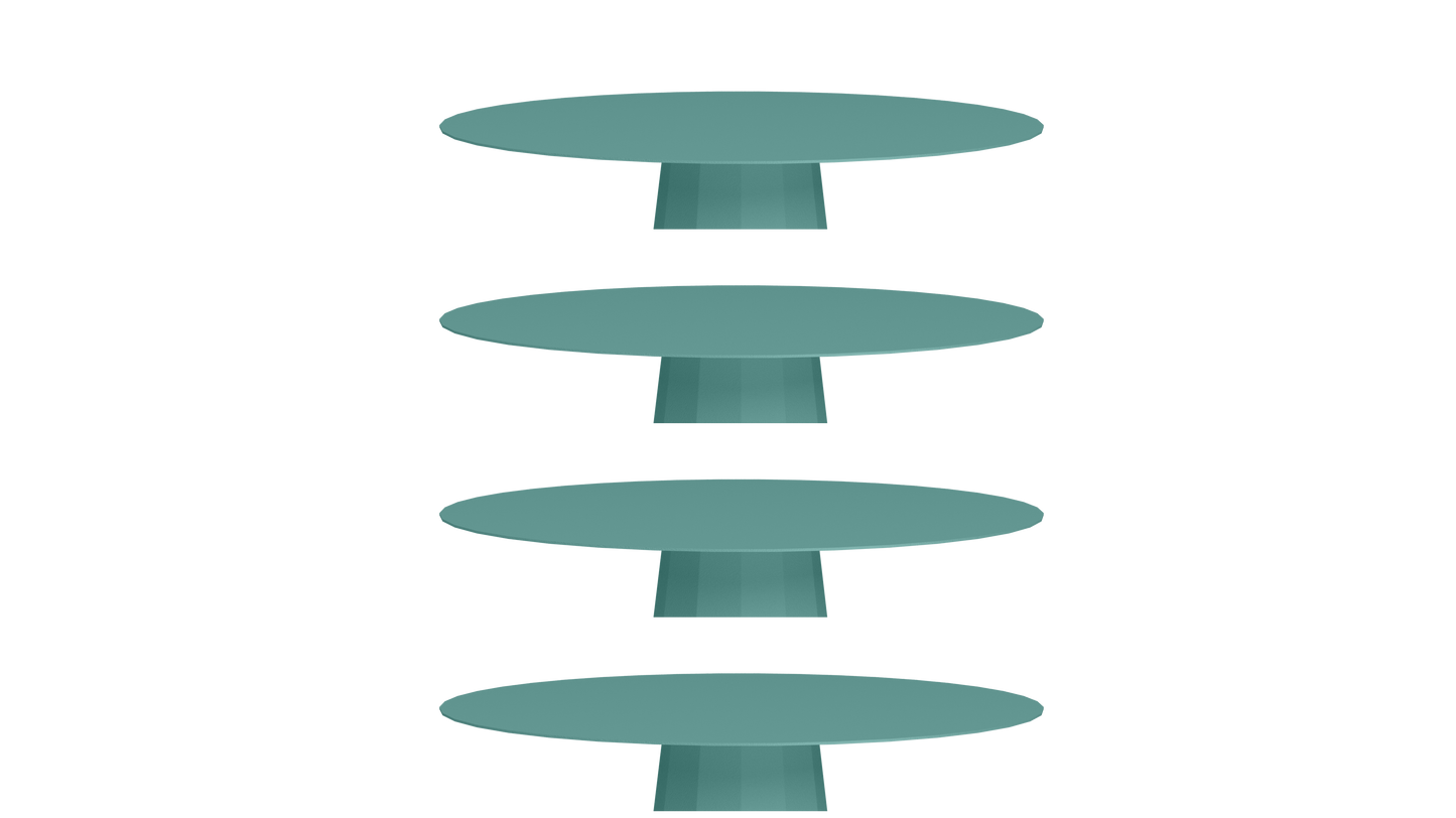 Table ronde en aluminium Ø80cm ou Ø120cm Ankara - MATIERE GRISE - La Maison MilanaiseTABLERONDEANKARAMETALCeladon 006Ø80cm