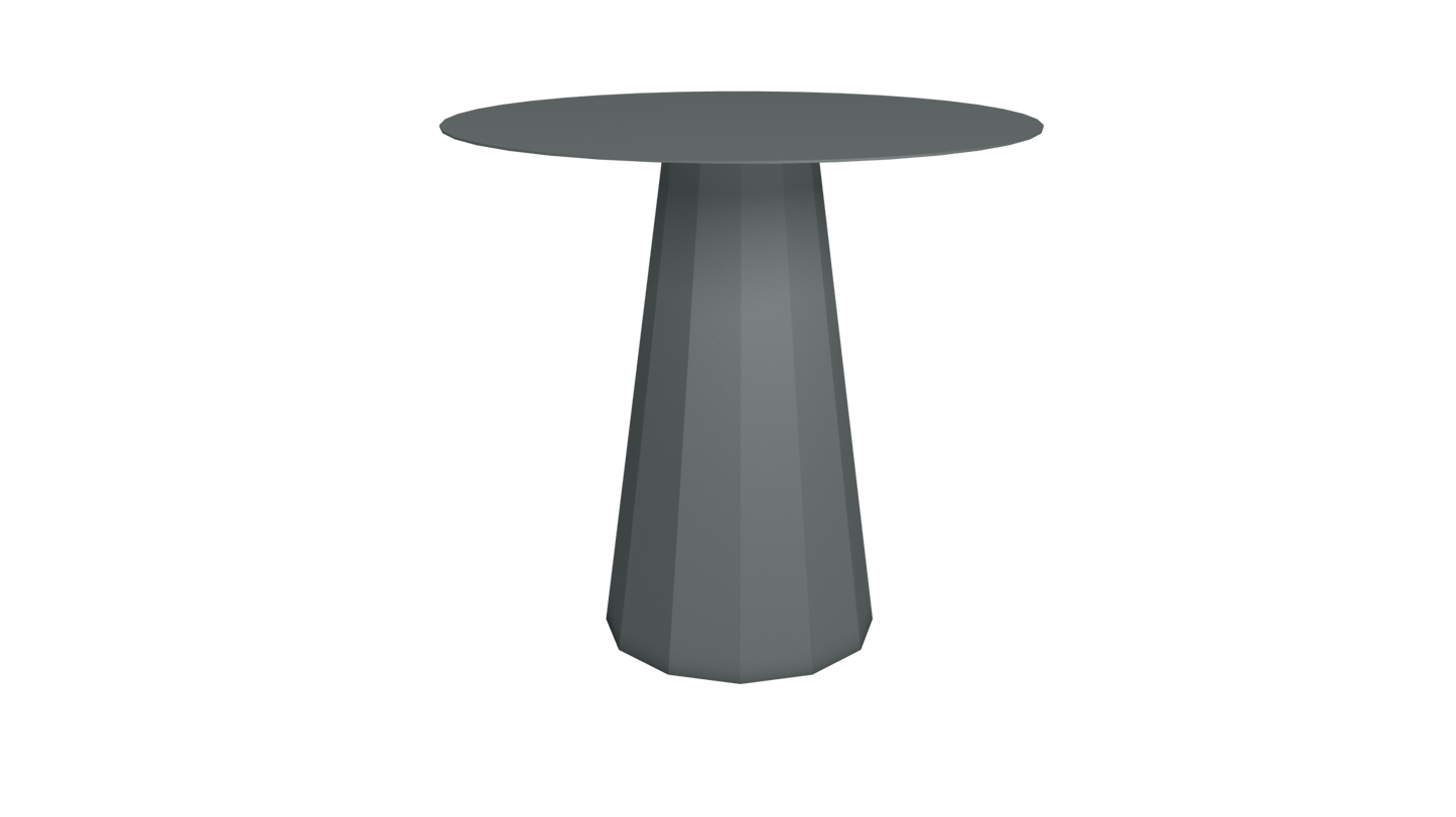 Table ronde en aluminium Ø80cm ou Ø120cm Ankara - MATIERE GRISE - La Maison MilanaiseTABLERONDEANKARAMETALOrage 221Ø80cm