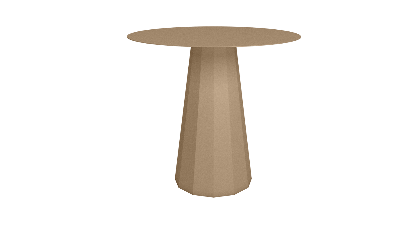Table ronde en aluminium Ø80cm ou Ø120cm Ankara - MATIERE GRISE - La Maison MilanaiseTABLERONDEANKARAMETALSable 018Ø80cm