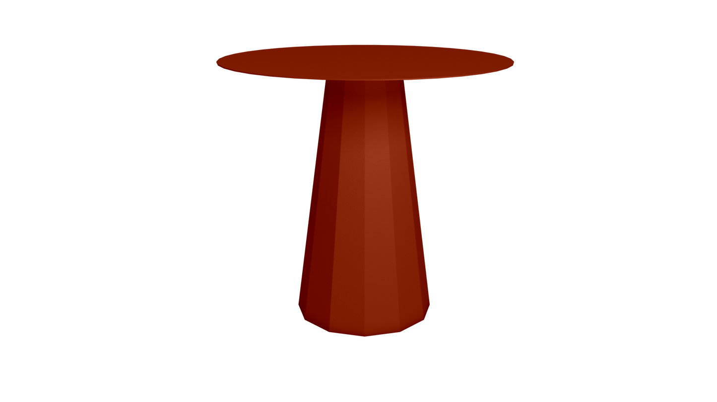 Table ronde en aluminium Ø80cm ou Ø120cm Ankara - MATIERE GRISE - La Maison MilanaiseTABLERONDEANKARAMETALTerracotta 142Ø80cm