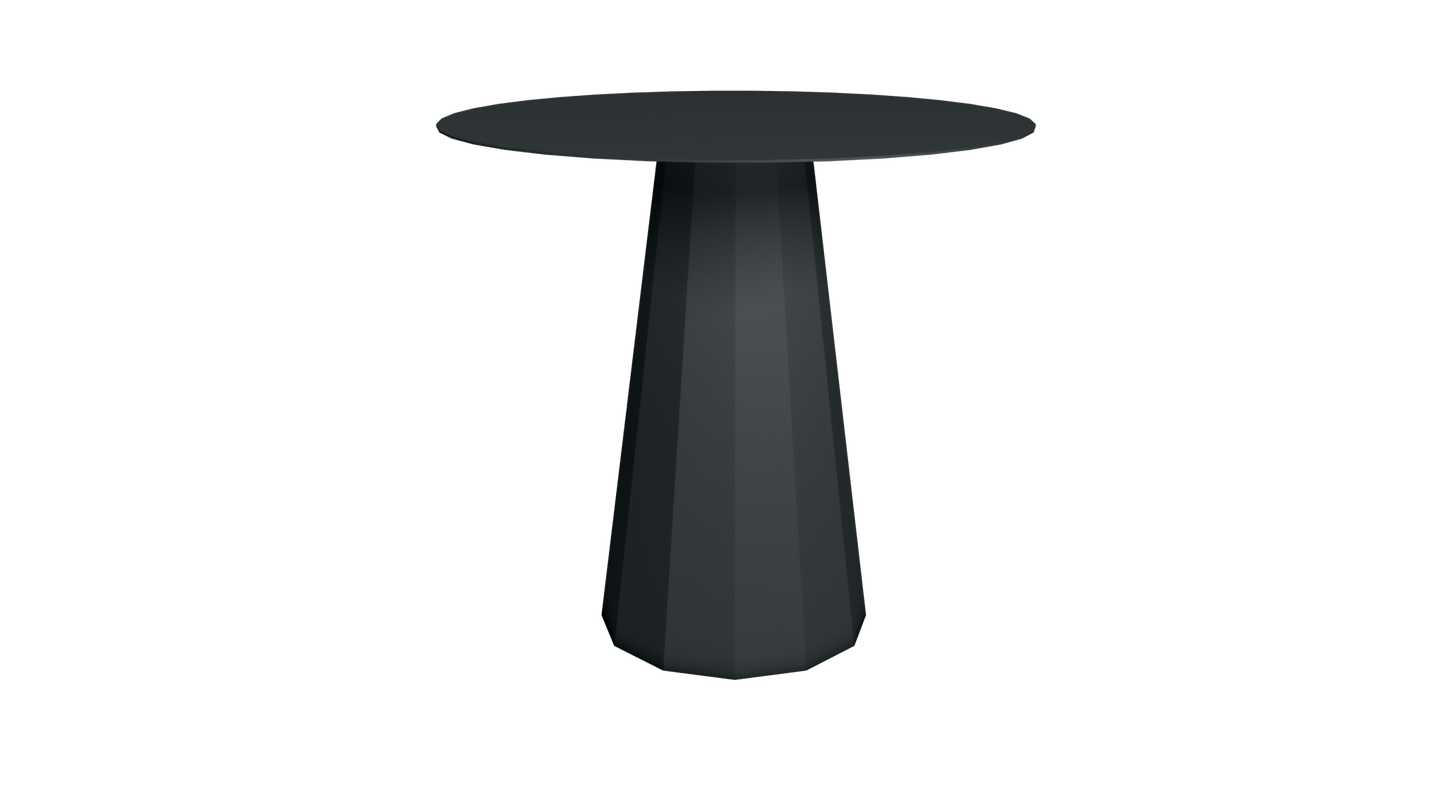Table ronde en aluminium Ø80cm ou Ø120cm Ankara - MATIERE GRISE - La Maison MilanaiseTABLERONDEANKARAMETALAnthracite 222Ø80cm