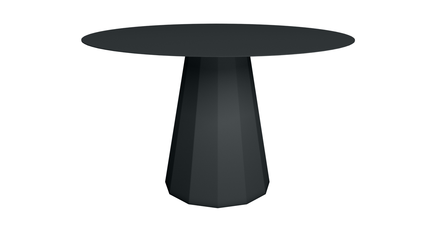 Table ronde en aluminium Ø80cm ou Ø120cm Ankara - MATIERE GRISE - La Maison MilanaiseTABLERONDEANKARAMETALAnthracite 222Ø120cm