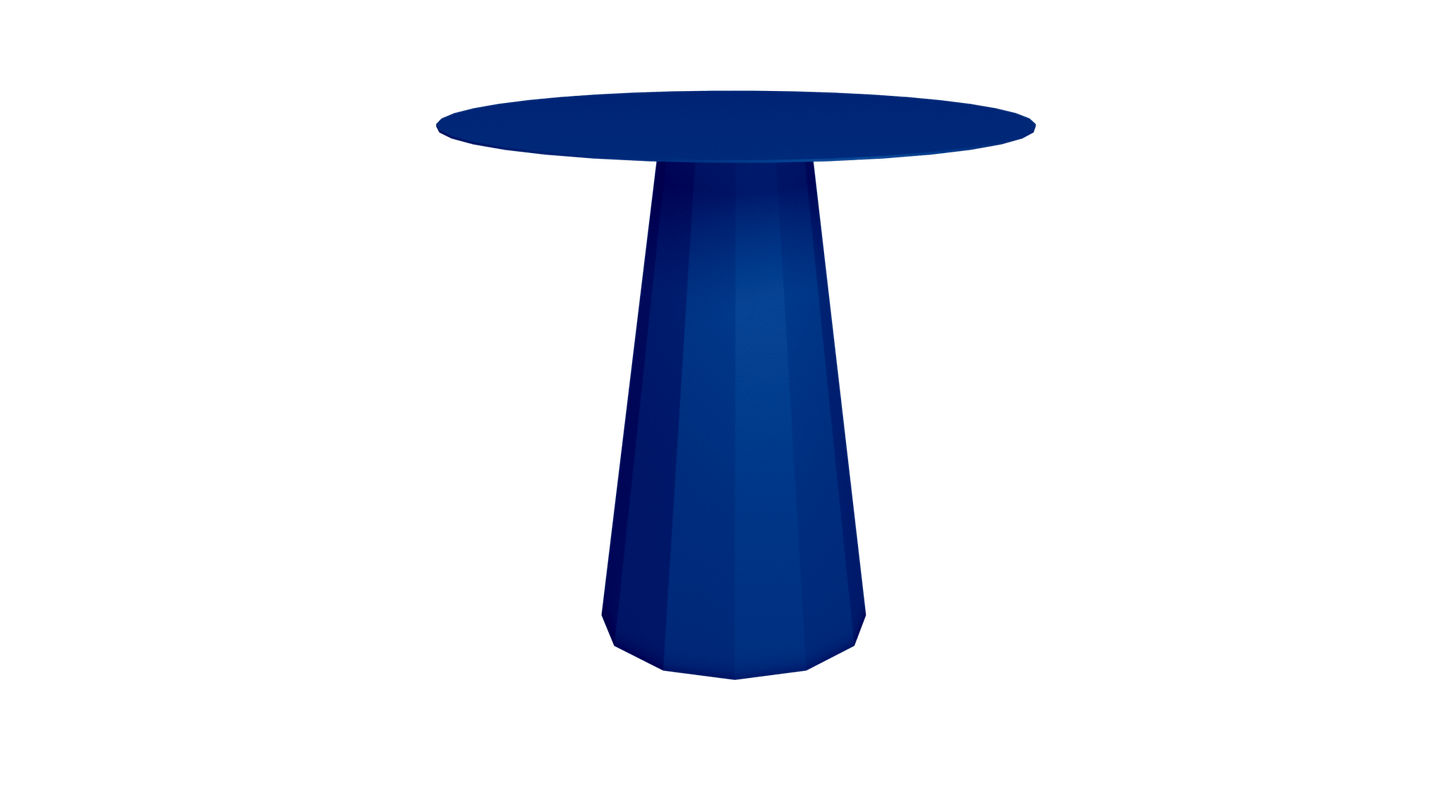 Table ronde en aluminium Ø80cm ou Ø120cm Ankara - MATIERE GRISE - La Maison MilanaiseTABLERONDEANKARAMETALBleu pur 112Ø80cm