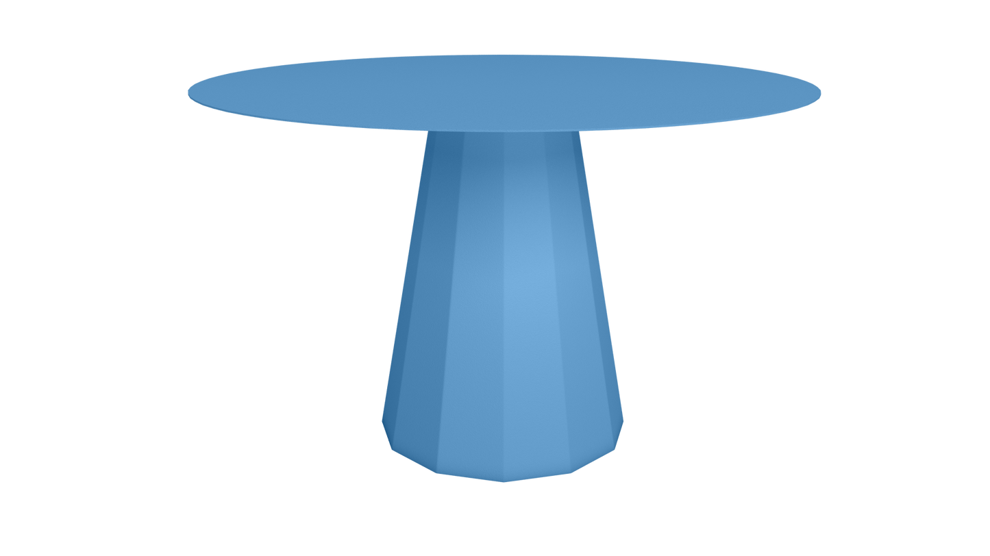 Table ronde en aluminium Ø80cm ou Ø120cm Ankara - MATIERE GRISE - La Maison MilanaiseTABLERONDEANKARAMETALAzur 111Ø120cm