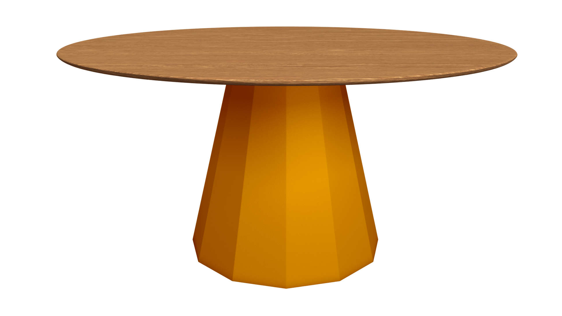 Table ronde en bois avec pied conique en métal Ø150cm Ankara - MATIÈRE GRISE - La Maison MilanaiseTABLERONDEANKARA150METALBOISOlive 121