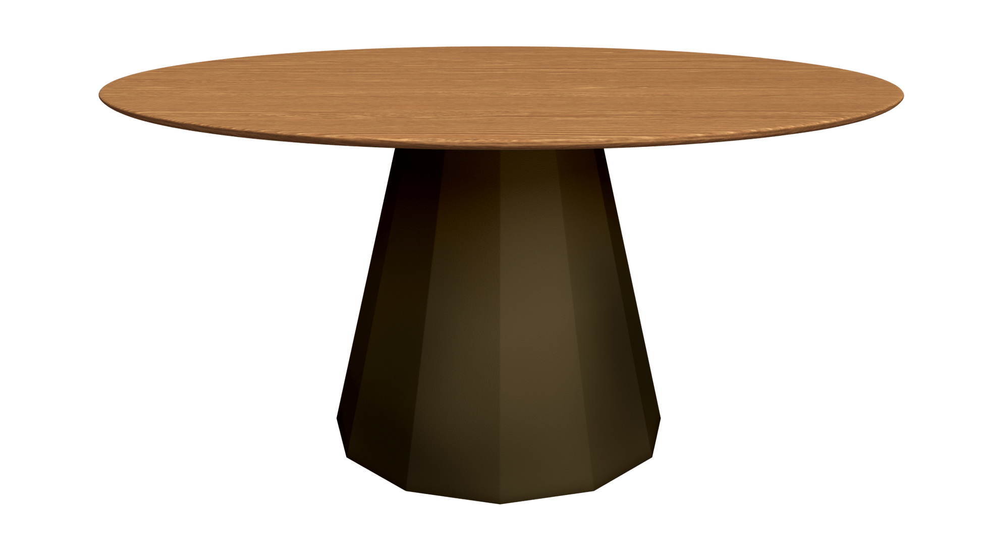 Table ronde en bois avec pied conique en métal Ø150cm Ankara - MATIÈRE GRISE - La Maison MilanaiseTABLERONDEANKARA150METALBOISAnthracite 222