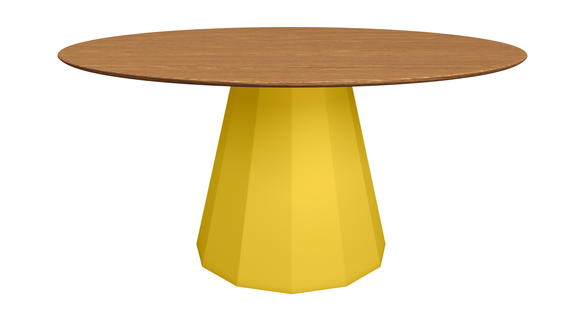 Table ronde en bois avec pied conique en métal Ø150cm Ankara - MATIÈRE GRISE - La Maison MilanaiseTABLERONDEANKARA150METALBOISVermillon 012