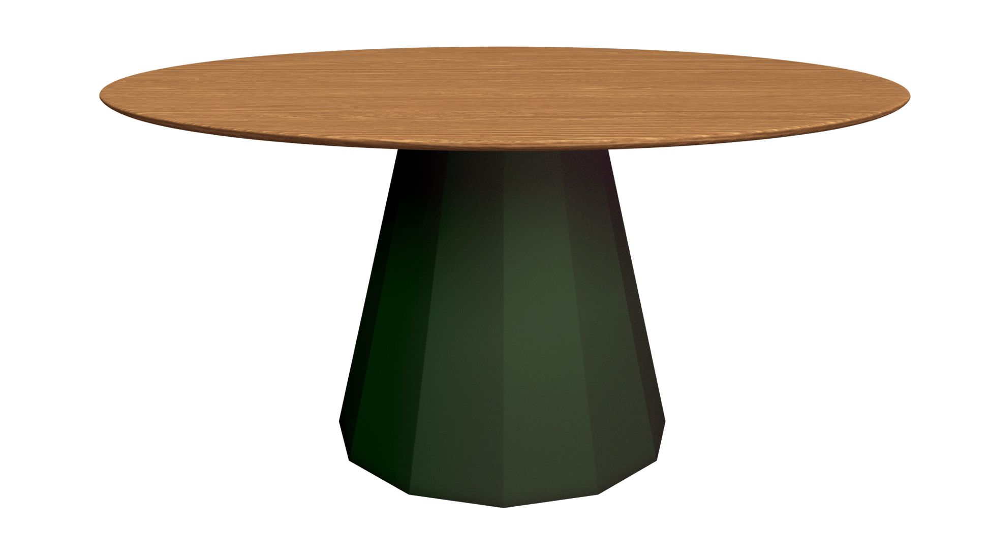 Table ronde en bois avec pied conique en métal Ø150cm Ankara - MATIÈRE GRISE - La Maison MilanaiseTABLERONDEANKARA150METALBOISOlive 121