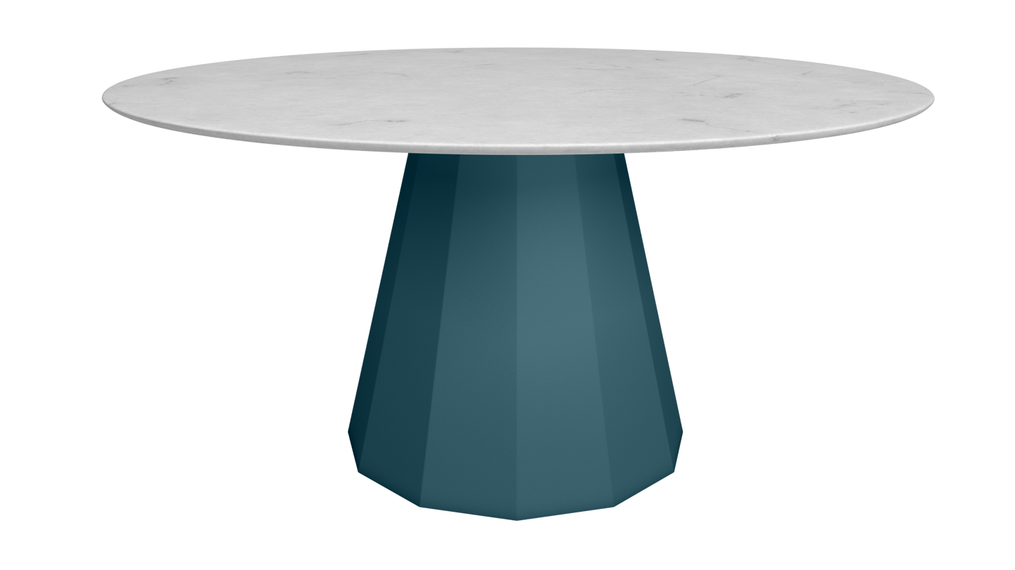 Table ronde en marbre avec pied conique en métal Ø150cm Ankara - MATIÈRE GRISE - La Maison MilanaiseANKARARONDE150CARRAREHoule 116