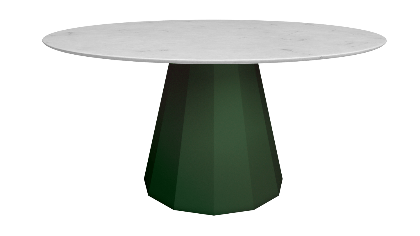 Table ronde en marbre avec pied conique en métal Ø150cm Ankara - MATIÈRE GRISE - La Maison MilanaiseANKARARONDE150CARRAREJekyll 123