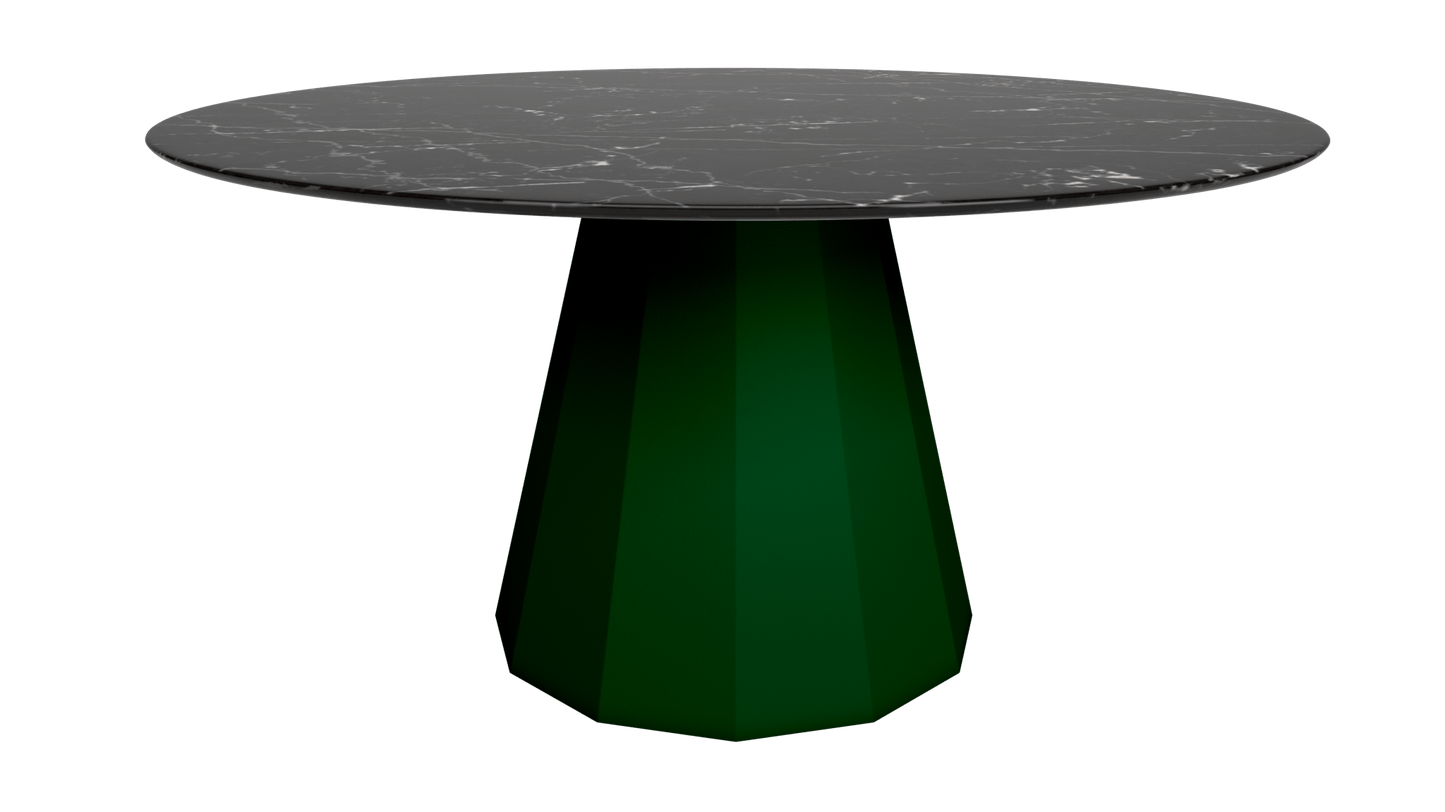 Table ronde en marbre avec pied conique en métal Ø150cm Ankara - MATIÈRE GRISE - La Maison MilanaiseANKARARONDE150METALMARQUINACanopée 124