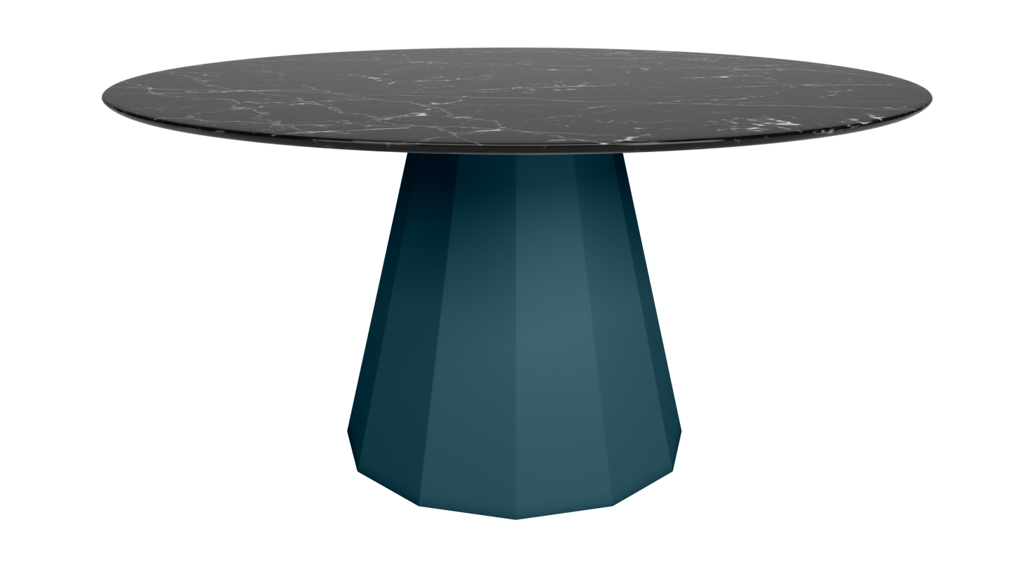 Table ronde en marbre avec pied conique en métal Ø150cm Ankara - MATIÈRE GRISE - La Maison MilanaiseANKARARONDE150METALMARQUINAHoule 116