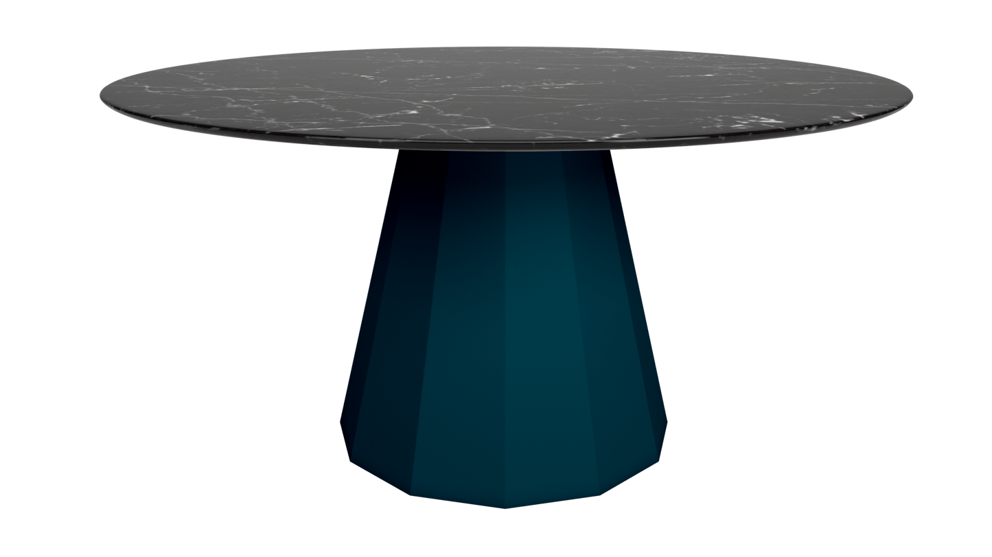 Table ronde en marbre avec pied conique en métal Ø150cm Ankara - MATIÈRE GRISE - La Maison MilanaiseANKARARONDE150METALMARQUINACanard 115