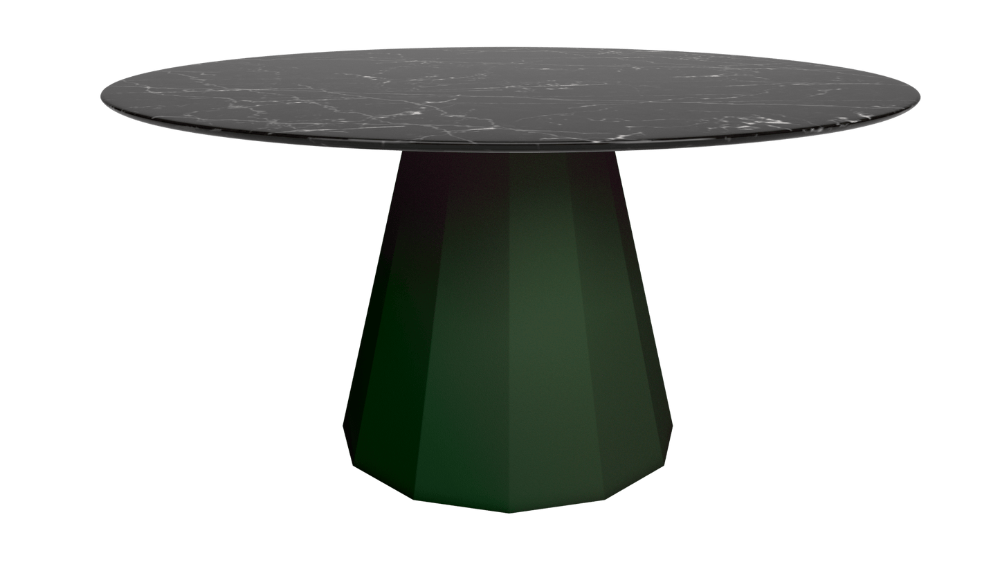 Table ronde en marbre avec pied conique en métal Ø150cm Ankara - MATIÈRE GRISE - La Maison MilanaiseANKARARONDE150METALMARQUINAJekyll 123