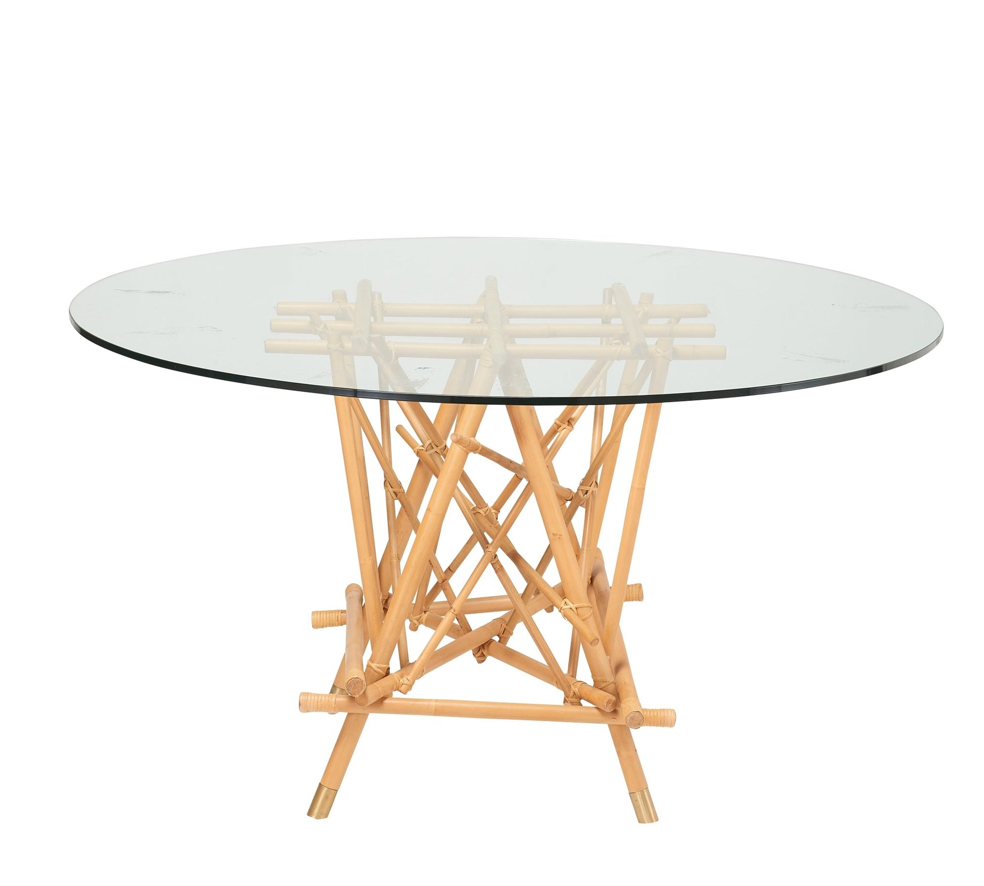 Table ronde en rotin MIKADO – Ø135 cm - KOK MAISON - La Maison Milanaise480