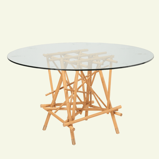 Table ronde en rotin MIKADO – Ø135 cm - KOK MAISON - La Maison Milanaise480