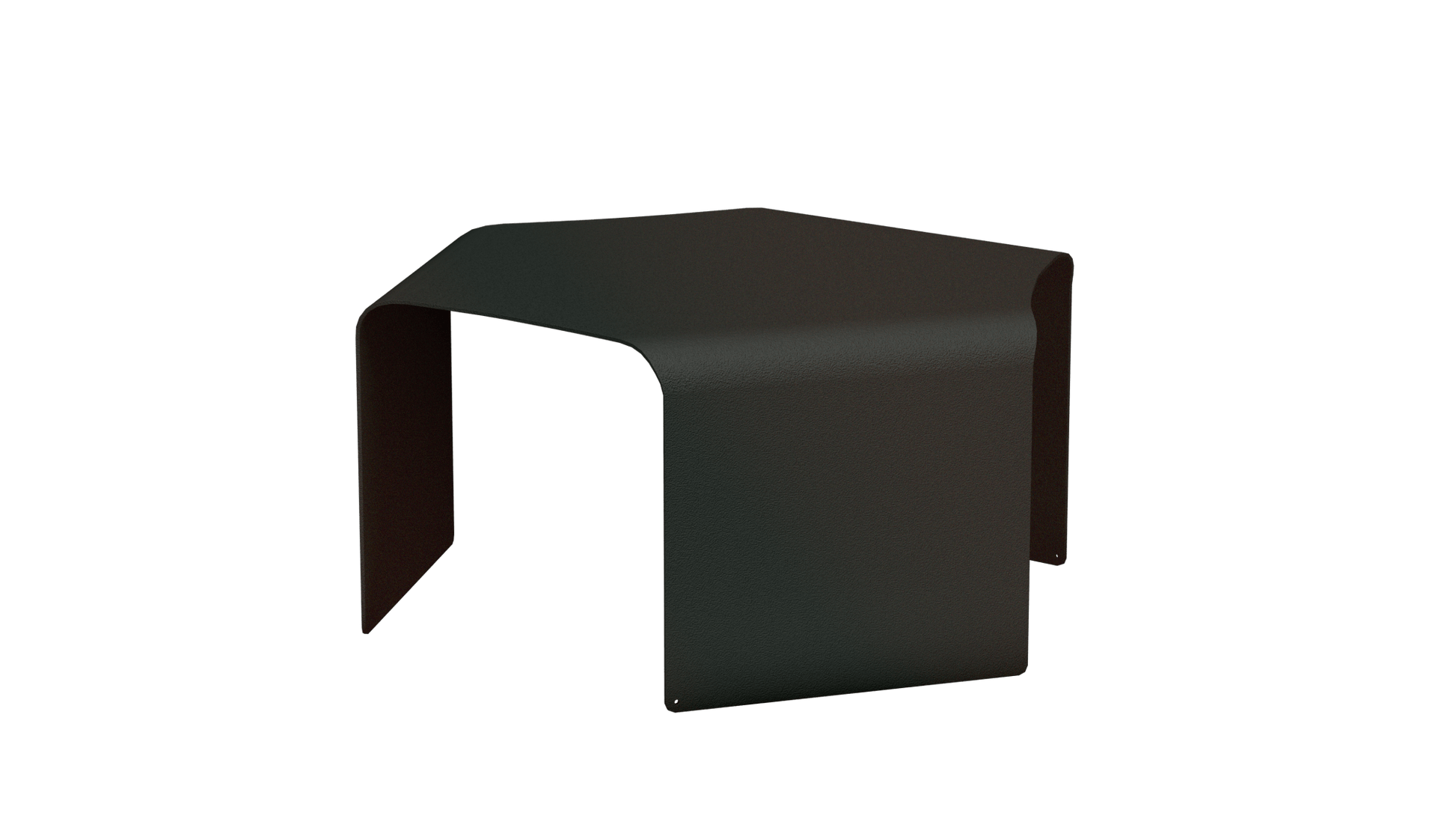 Tables basses empilables design en métal Ponant - MATIERE GRISE - La Maison MilanaiseNoir mat 031Crème 190