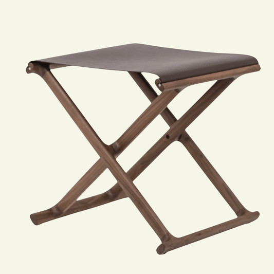 Tabouret bois et cuir Chelsea - PINETTI - La Maison Milanaise00.2080CHOCOChocolat