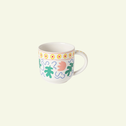 Tasses / Mugs au design original Summer Bliss, lot de 6 - COSTA NOVA x LAETICIA ROUGET - La Maison MilanaiseJSC143