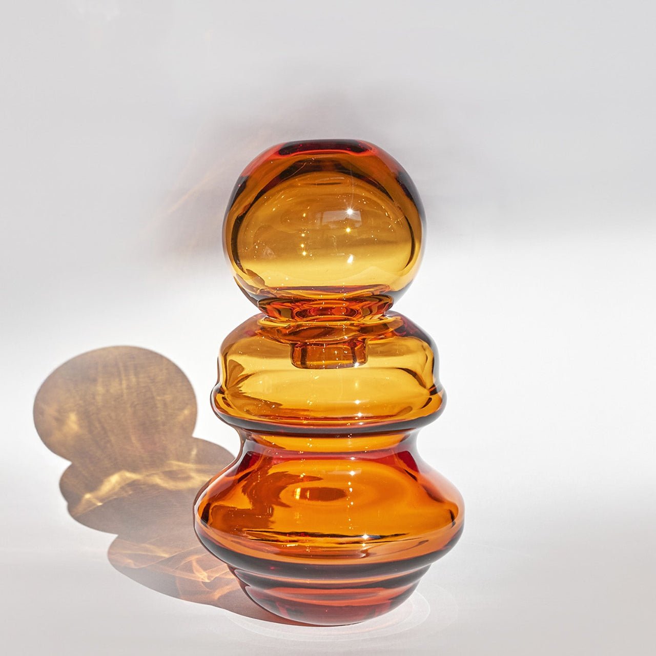 Vase Palmaria – Pièce sculpturale en cristal soufflé à la main - STUDIO BOJOLA - La Maison MilanaisePALMARIA